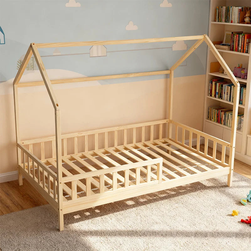 Bedroom furniture girl toddler wooden Montessori frame floor children's bed children