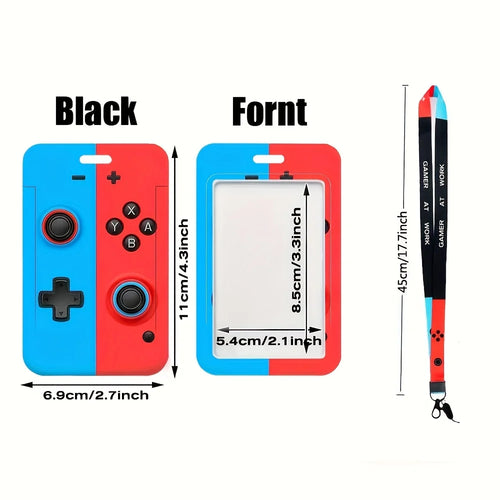 Cordão Porta-Crachá Controle de Videogame – Chaveiro e Suporte para Crachá