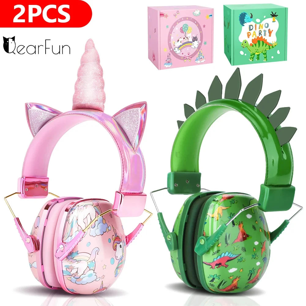 Cute Kids Ear Protection Noise Earmuffs Noise Reduction Ear Defenders Autism Children Sound Sensitivity Noise Damper Kids Gifts