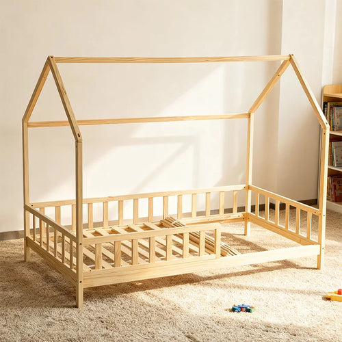 Bedroom furniture girl toddler wooden Montessori frame floor children's bed children