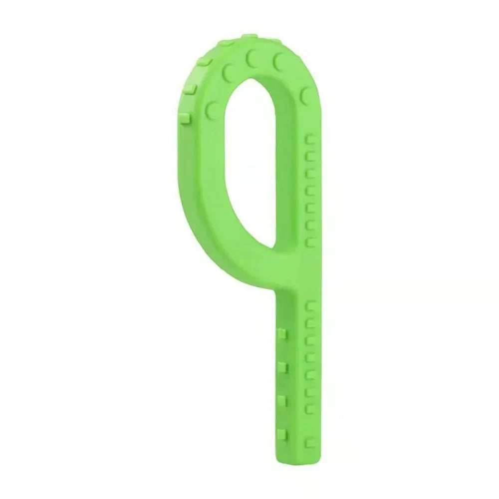 10pcs Portable Autistic Children P-word Gum D Gum Mouth Muscle Trainer Tools T-word Speech Rehabilitation Vocal Molar Sticks New