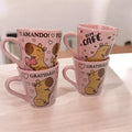 Kit 4 Xícara/Caneca 120ml Café Capivara Chá Presente Divertido