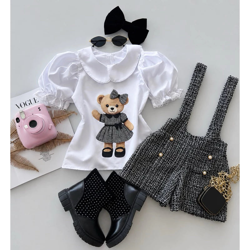 conjunto infantil meninas/conjunto de festa/conjunto de luxo/conjunto de tecido/conjunto menina
