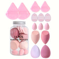 Conjunto De Esponja De Maquiagem De 14 Peças Com Caixa De Armazenamento , Beleza Macia Impecável